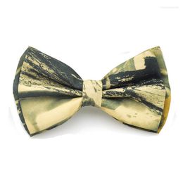 Bow Ties Camouflage Tie For Men Women Army Yellow Tuxedo Shirts Formal Dress Party Butterfly Knot Fashion Adjustable Wedding Bowtie