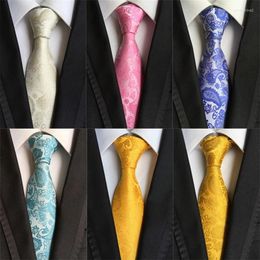 Bow Ties Cashew Flower Slim Tie Super Long Men's Colour Blue Christmas Gift Collar Decoration Belt