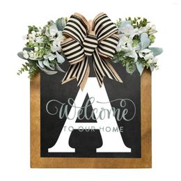 Decorative Flowers Small Christmas Decorations Indoor Feet For Wreath 2023 Last Name Year Round Front Door 26 Letter