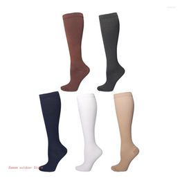 Sports Socks 2-Pairs Flight Compression Stockings Running For Calf Ankle Support