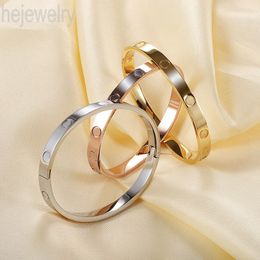 Love screw mens bracelets luxury plated gold braclet couples silver Colour designers for womens trendy diamond bracelets fashion Valentine s Day ZB001 E23