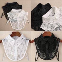 Bow Ties Women Cotton Lace Fake Collar Decoration Blouse Detachable Shirt Sweater False Collars Top Clothes Accessories