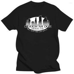 Magliette da uomo CRAIGH NA DUN TRAVEL CO. T-SHIRT DA DONNA Fun Outlander Scots Scotland Rocks