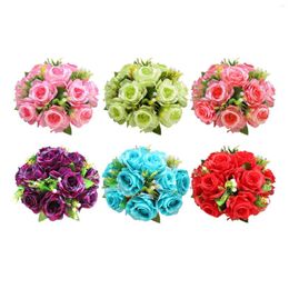 Decorative Flowers Flower Bouquet Road Bunch For Wedding Car Tabletop Decor