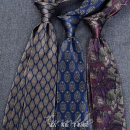 Bow Ties 8CM Mens Necktie Print Patterns Classic For Man Groom Groomsman Imitation Silk Floral Neckwear Wedding Accessories