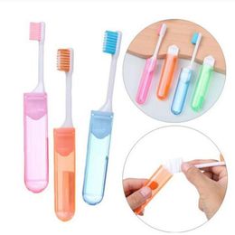 Toothbrush 1Pc Travel Portable Folding Super Soft Bristle Fold Camping Hiking Outdoor Easy To Take Teethbrush 230517