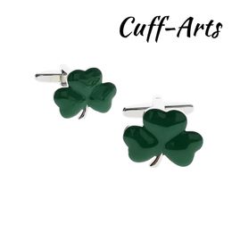 Cufflinks for Men Irish Shamrock Cufflinks Gifts for Men Gemelos Les Boutons De Manchette by Cuffarts C10521