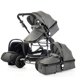 Portable foldable baby cart popular carriage seatable boys traveling bassinet hand push rotated comfortable stroller organizer set multi function ba02 F23