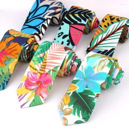 Bow Ties Floral Neck For Men Women Casual Cotton Tie Suits Skinny Wedding Business Slim Necktie Gravata Gifts