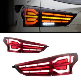 Car Lighting Accessories For Qashqai Taillights 20 16-20 22 Nissan LED Rear Lamp DRL Turn Signal Brake Reversing Taillight