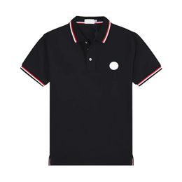 Camisetas masculinas de grife camiseta pólo camisa de verão camisa polos de luxo moda camisetas respirável de manga curta lapela casual top curto pequeno grande mulher polo