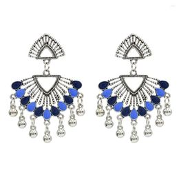 Dangle Earrings Vintage Bohemian Geometric Bells Tassel Drop For Women Female Jhumka Gypsy Tribal Party Jewelry Gift