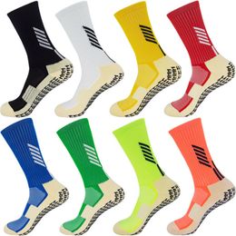 Sports Socks Anti Slip Soccer Adults Kids High Quality Athletic Grip Sock Non Football Basketball Hockey Unisex 230518