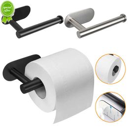 New Bathroom Wall Mounted Toilet Paper Holder Stainless Steel Bathroom Kitchen Roll Paper Accessories Paper Towel Accessories Holder