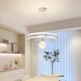 Chandeliers LED Creative R Astronaut Chandelier Lighting For Living Dining Room Bedroom Apartment Children's Home Decor Lamps