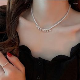 Pendant Necklaces 2023 Simplicity Summer Sweet Pearl Fresh Elegant Fashion Fruit Women Party Short Necklace Girl's Jewelry