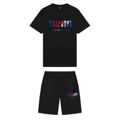 23ss Limited Edition Trapstar t Shirt Short Sleeve Shorts Shooter Suit London Street Fashion Cotton Comfort Couple Breathable design 77ess