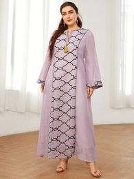 Ethnic Clothing 2023 Muslim Clothes Plus Size Dress Women Middle East Arab Women's Abaya Robe Kimono Big Fashion