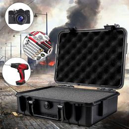 Tool Case Waterproof Hard Carry Case Bag Tool Kits with Sponge Storage Box Safety Protector Organizer Hardware toolbox Impact Resistant 230517