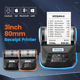 Inch Wireless 80mm Bluetooth POS Receipt Thermal Printer Bill Machine For Business Shop Mini Impresora Portatil Paper