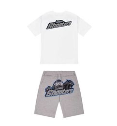 23ss Limited Edition TrapStar t Shirt Short Sleeve Shorts Shooter Suit London Street Fashion Cotton Comfort Couple Breathable design 88ess