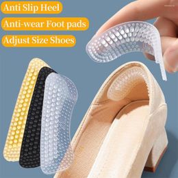 Women Socks 1Pair Silicone Heel Stickers Heels Grips For Men Anti Slip Cushions Non-Slip Inserts Pads Foot Care Protector