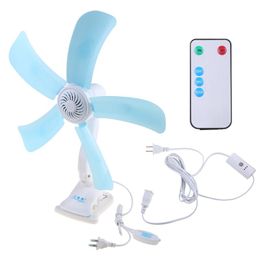 Fans Multifunction Electric Fan Mute Wall Hanging Clip Fans Foldable Holder Air Fan With Remote Control