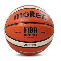 Balls US Basketball Ball Official Size 7 PU Leather Outdoor Indoor Match Training Men Women GG7X 230518