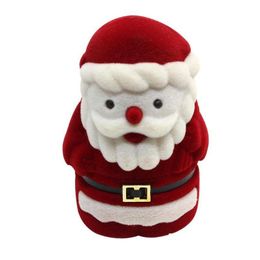 Gift Wrap Santa Claus Jewellery Box Storage Case For Rings Earrings Necklaces Brooches Hair Drop Delivery Home Garden Festive Party Su Dhkcb
