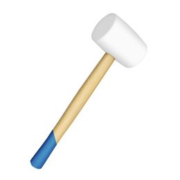 Hammer Antislip Rubber Mallet Hammer 8oz for Flooring Woodworking Floor Ceramic Installation Hammer Labour Saving Design