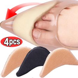 Women Socks 4PCS Sponge Forefoot Insert Pad High Heels Accessories For Shoes Toe Plug Pain Relief Shoe Pads Reduce Size Filler