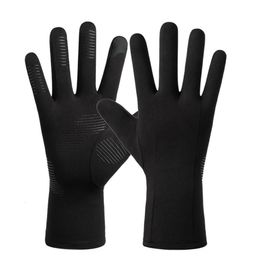 Cycling Gloves High Quality Black Anti-slip Touch Screen Glloves Waterproof Cycling Gloves MLXL Touch Screen Cycling Equipments 230518