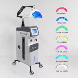2023 Multifunctional Facial Led Yellow Infrared Lamp Pdt Photon Blue Led Light 7 Colour Therapy Machine Home Use