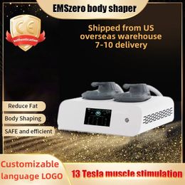 Slimming Machine The DLS-EMSLIM High-efficient Safe And Convenient Equipment For Muscle Building And Fat Reduction Two RF Handles EMSZERO