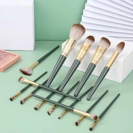 Makeup Brushes 14Pcs/Set Brush Comfortable Grip Foundation Soft Bristles Artificial Fiber Cosmetic Beauty Salon Supply