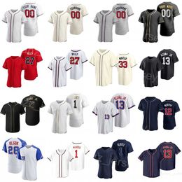 Baseball 27 Austin Riley Jerseys 12 Sean Murphy 8 Eddie Rosario 33 AJ Minter 13 Ronald Acuna Jr 1 Ozzie Albies 28 Matt Olson 38 Guillermo Heredia Space City Man Kids Y-S