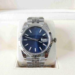 BP Factory Mens Watch Top Quality 41mm Datejust 126334-0031 Blue Dial Sapphire Glass LumiNova Watches Asia 2813 Movement Mechanical Automatic Men's Wristwatches