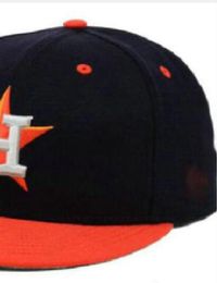 Houston Baseball Team Full Closed Caps Summer SOX LA NY H letter gorras bones Men Women Casual Outdoor Sport Flat Fitted Hats Chapeau Cap casquett