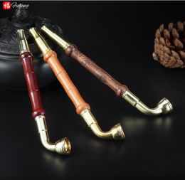 Smoking Pipes Dry tobacco and cigarette dual-purpose cigarette bag pot, detachable cleaning and filtering of cigarette rod, old-fashioned pipe