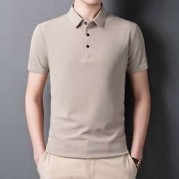 Men's Polos Arrival Solid Men's Polo Shirt Short Sleeve Soft Summer Shirt Korean Casual Polo T Shirt for Men Fashion Clothing 230518