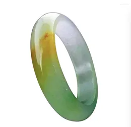 Bangle Natural Beautiful Emerald 3 Colours Green Nephrite Jade Bracelet Morther Gift Gemstone Jewellery