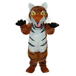 Halloween Brown Tiger Mascot Costume Simulation Cartoon Character Outfit Suit Carnival Adults Birthday Party Fancy Outfit for Men Women