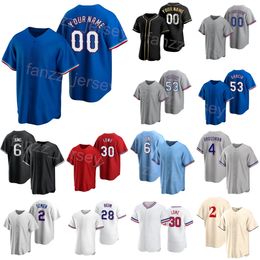 Baseball 53 Adolis Garcia Jersey 28 Jonah Heim 4 Robbie Grossman 30 Nathaniel Lowe 2 Marcus Semien 6 Josh Jung 54 Martin Perez 18 Mitch Garver All Stitched Man Kids Y-Q-B