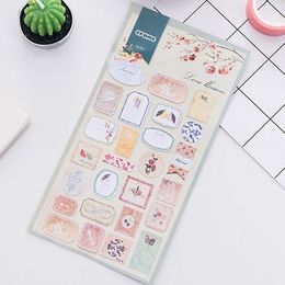 Gift Wrap Sonia Frame Label Die Cuttings Stickers Scrapbooking Material File Arrange DIY Korean Journal Stationery Sticker Craft SupplierGif