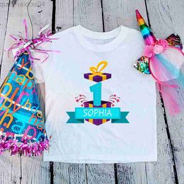 T-shirts Custom Name Birthday Kids T-Shirt Personalized Toddler Shirt Boy Girl Clothes Birthday Gift Short Sleeve Children T-shirts AA230518