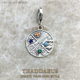 Charms Earth Water Air Fire Elements Charm Philosophers Gift DIY Europe Original 925 Sterling Silver Fine Jewelry 230518