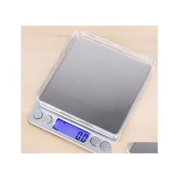 Weighing Scales Digital Electronic Scale Says 0.01G Pocket Weight Jewelry Kitchen Bakery Lcd Display 1Kg/2Kg/3Kg/0.1G 500G/0.01G Dro Dho28