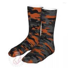 Men's Socks Camouflage Men Women Polyester Funny Happy Hip Hop All Year Long Gifts