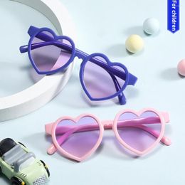 Sunglasses Trendy Creative Candy Heart Frame Children Fashion Party Glasses Outdoor Sun Protection Eyewear