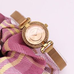 Wristwatches Julius Small Lady's Women's Watch Japan Quartz Hours Fine Fashion Clock Bracelet Stainless Steel Girl's Birthday